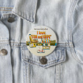 I love FISH & CHIPS Button (Beispiel)