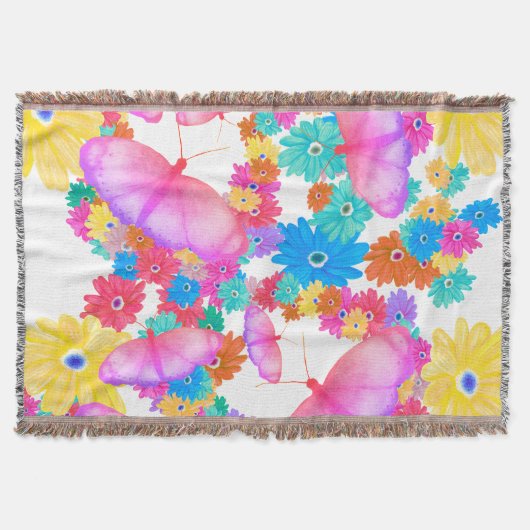 I Love Flowers. Butterfly Dream Decke (Vorderseite)