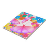 I Love Flowers. Butterfly Dream Fliese (Seite)