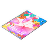 I Love Flowers. Butterfly Dream Notebook Notizblock (Linke Seite)