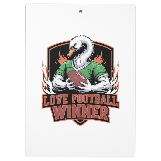 I love football klemmbrett (Rückseite)