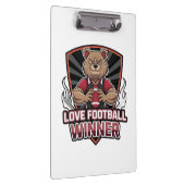I love football klemmbrett (Rechts)