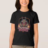 I love football Tri-Blend shirt (Vorderseite)