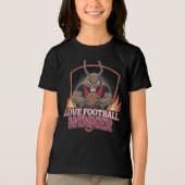 I love football Tri-Blend shirt (Vorderseite)