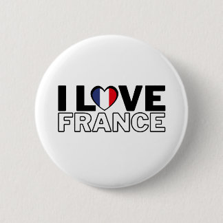 I LOVE FRANCE - For real French people! Button