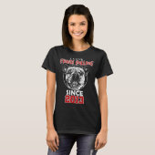 I love french bulldog since 2013 T-Shirt (Vorne ganz)