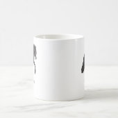 I Love Friesians Black Friesian Draft Horse Lovers Kaffeetasse (Mittel)