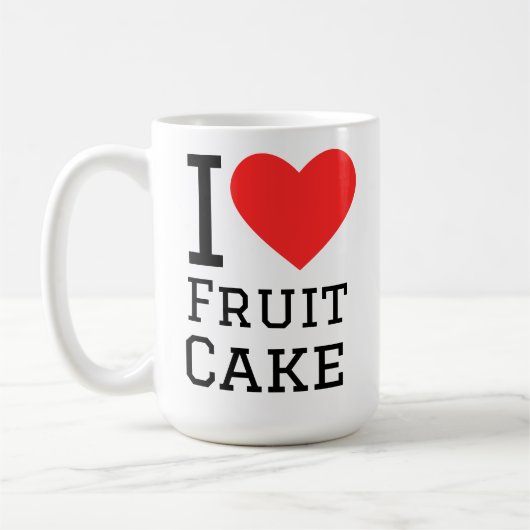 I love fruit cake  kaffeetasse (Links)