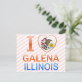 I Love Galena Postkarte (Stehend Vorderseite)