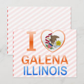 I Love Galena Postkarte (Vorne/Hinten)