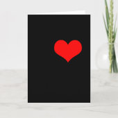 I Love Garage Doors Christmas Red Heart Funny Gift Karte (Vorderseite)