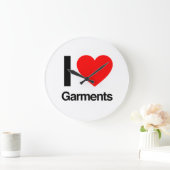 i love gartes große wanduhr (Zuhause)