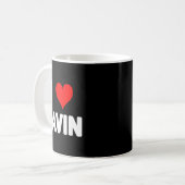 I Love Gavin - Heart Kaffeetasse (Vorderseite Links)