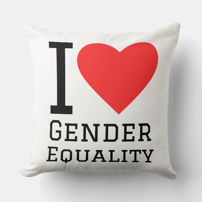 I love gender equality kissen (Vorderseite)