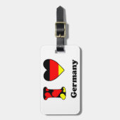 I love Germany Gepäckanhänger (Vorderseite vertikal)