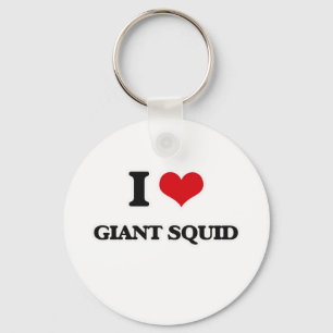 I Love Giant Squid Schlüsselanhänger