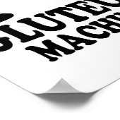I Love Gluteus Machine  Poster (Ecke)