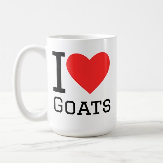 I love goats kaffeetasse (Links)