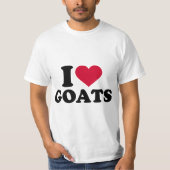 I love goats T-Shirt (Vorderseite)