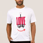 I Love God Camiseta T-Shirt (Vorderseite)