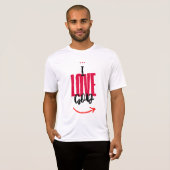 I Love God Camiseta T-Shirt (Vorne ganz)