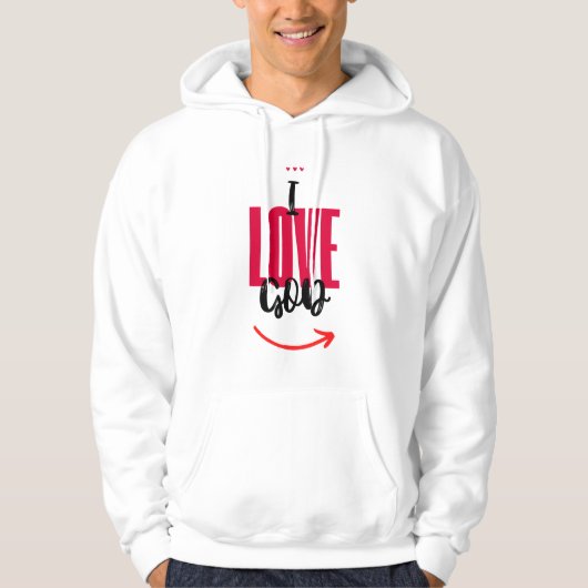 I Love God Hoodie (Vorderseite)