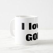 I love GOD Kaffeetasse (Vorderseite Links)