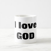 I love GOD Kaffeetasse (Mittel)
