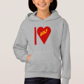 I-LOVE GOLF-Hosenpullover Hoodie (Vorderseite)