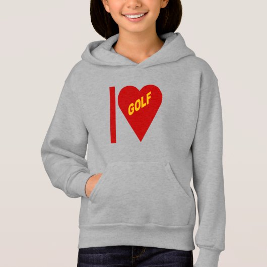 I-LOVE GOLF-Hosenpullover Hoodie (Vorderseite)