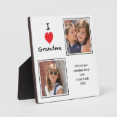 I Love Grandma 2 Fotoplatte (Vorderseite)