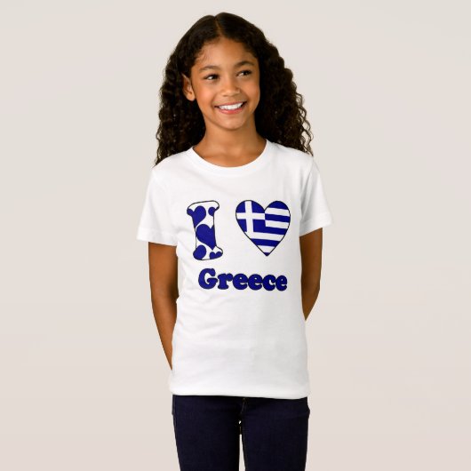 I love Greece T-Shirt (Vorne ganz)