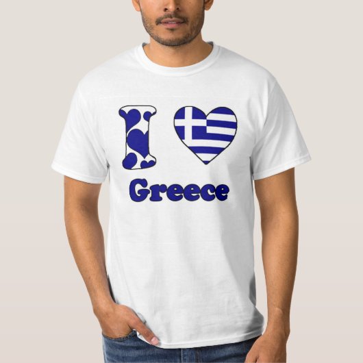 I love Greece T-Shirt (Vorderseite)