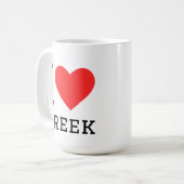 I love Greek  Kaffeetasse (Vorderseite Links)
