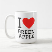 I love green apple kaffeetasse (Links)