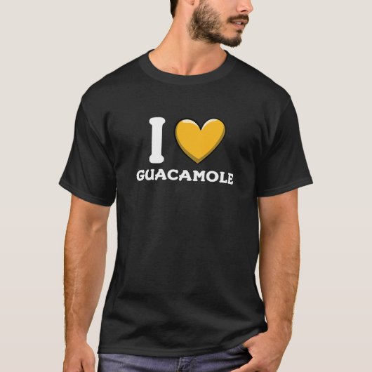 I Love Guacamole Mexican Food 8 T-Shirt (Vorderseite)