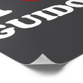 I Love Guidos Funny Italian American Quote  Poster (Ecke)