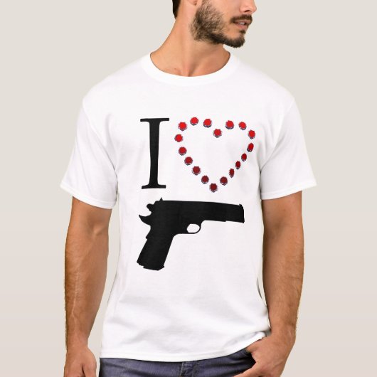 I LOVE GUN T-Shirt (Vorderseite)
