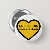 I Love Guttenberg Kreis Kulmbach Button (Vorne & Hinten)