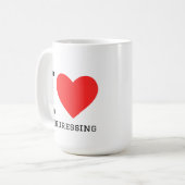 I love hairdressing square sticker kaffeetasse (Vorderseite Links)