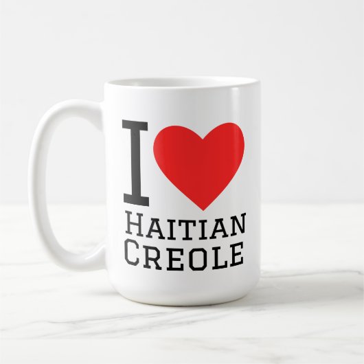 I love haitian creole  kaffeetasse (Links)