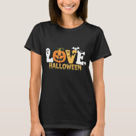 I LOVE Halloween Spooky T-Shirt