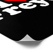 I Love Heart Fa  Poster (Ecke)