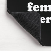 I Love Heart Feminist Literature  Mousepad (Ecke)