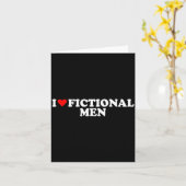 I Love Heart Fictional Men Simple Cute Funny Readi Karte (Gelbe Blume)