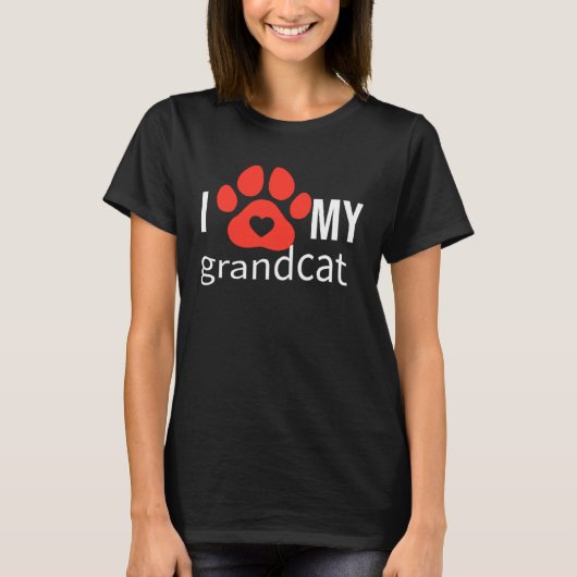 I love Heart Grandcat T-Shirt (Vorderseite)