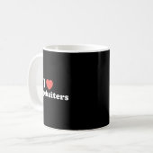 I Love Heart Ragebaiters Kaffeetasse (Vorderseite Links)