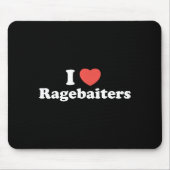 I Love Heart Ragebaiters  Mousepad (Vorne)