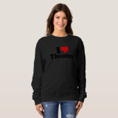 I LOVE HEART THEATER THEATRE MUSICALS BROADWAY SWEATSHIRT (Vorne ganz)