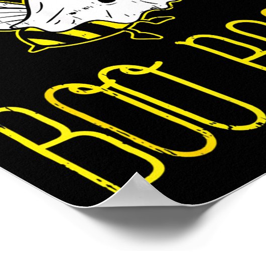 I Love Her Boo Bees Couples Halloween Adult Costum Poster (Ecke)